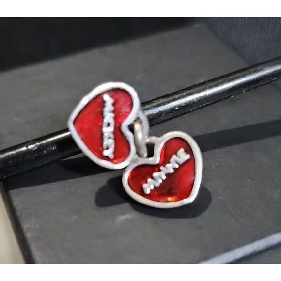 Silver 925 ALE Pandora Disney Bracelet Charm Mickey Minnie Happily Ever After - Picture 3 of 7